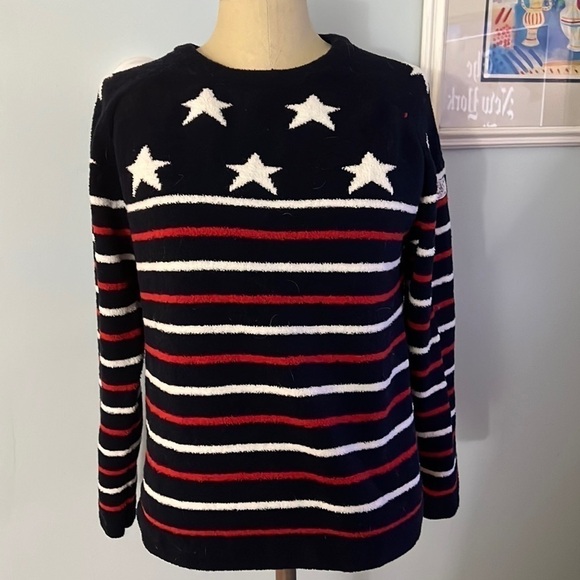 Joules Clothing Great Britain Stars and Stipes Sweater Size 6 - Picture 1 of 7